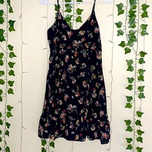 Madewell silk floral wrap dress